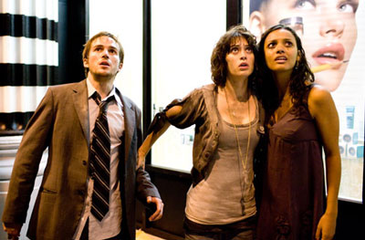 Michael Stahl-David, Lizzy Caplan and Jessica Lucas in Cloverfield