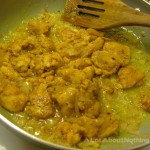 Chicken Korma cooking