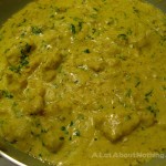 Chicken Korma simmering