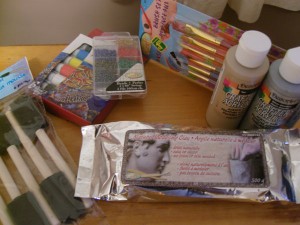 Art supplies from Dollarama