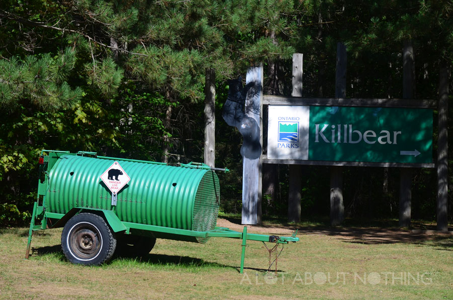 Killbear entry sign